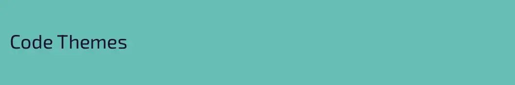 Code Themes